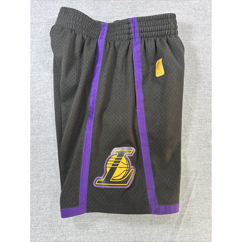 MITCHELL & NESS LA LAKERS Reload Basketball NBA Hardwood Classics Shorts Small